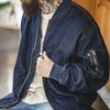 #MD-TS2307831# American retro bomber jacket denim outer