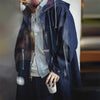 #MD-TH2407013#American mid-length denim windbreaker jacket