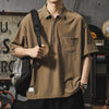 #SJ-MS8029# American short-sleeved POLOT shirt