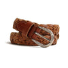 #MD-TW2407078# American vintage woven cowhide belt