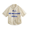 #MD-TW2407815# American retro wrinkled baseball sports letter cardigan shirt