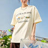 #NT-NU295-2#WAIKO Embroidered Dachshund Letter T-shirt