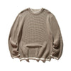 #RCF-OT-M003# Japanese retro fake two-piece sweater