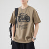#A129-Z8053# Japanese casual short-sleeved T-shirt