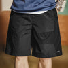 #MD-TH2501225# American Mountain Functional Shorts Black straight nylon thin quick-drying Beach capri pants Size:S