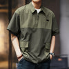 #ML-619-CX# American style short-sleeved shirt