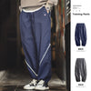 #MD-TW2401274# American retro contrast color sports casual pants
