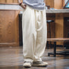 #MD-TS2401017# Japanese retro cottonseed shell deck wide-leg casual pants