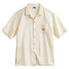#MD-TS2401802# American retro embroidered lapel shirt