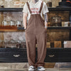 #MD-TS2301010# American retro distressed deck overalls