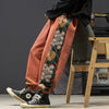 #312A-1- K98# Trendy cotton and linen casual pants