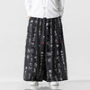 #QT7008-A103# Trendy cotton and linen trousers
