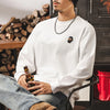 #HJ-CT9816-ST# Pure cotton long-sleeved T-shirt embroidered top