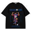 #MY-MSZ025# Cartoon Football Short-sleeved T-shirt