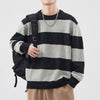 #MQ-XZMM37#Japanese striped knitted sweater