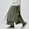 #A048-K403# Trendy cotton and linen casual pants