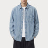 #XL-G931-ST#美式復古工裝牛仔襯衫
