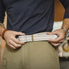 #MD-TW2401439#Navy woven belt without perforated waist chain accessory
