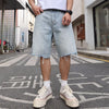 #K11-3739-ST# American casual distressed denim shorts