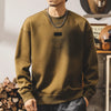 #CO8000-2508-ST# Ankela Red dirt-dyed gradient retro round-neck hoodie