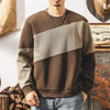 #JT-1395-ST#復古衛衣拼接春秋潮牌上衣