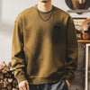 #CO8000-2502-ST# Retro gradient soil-dyed washable loose round-neck sweatshirt