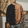 #TC-Z9011# American modern retro loose gradient dyed autumn and winter sweatshirt Size:M