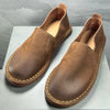 #PX-218# Top-grain cowhide with lazy shoes on one foot