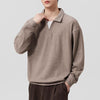 #XL-Z9056-ST# American Old Money Style Faux Two-Piece Polo Shirt