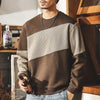 #JT-1395-ST# Retro hoodie patchwork Spring and Autumn trendy brand top