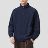 #XL-Z9059-ST# American Retro Stand Collar Fleece Sweatshirt