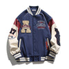 #NXY35-JK74# Retro baseball jacket