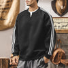 #XZ-MQ8951-ST# Three stripes fake two retro American hoodies