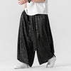 #QT713-K253# Trendy cotton and linen trousers