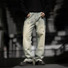 #WKK-131-ST# American straight-leg jeans