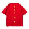 #ED-E210530# Trendy Casual Short Sleeve T-Shirt Size:XL