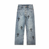 #WKK-103-ST# American straight-leg jeans