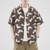 #LX-Z239# Hawaiian short-sleeved shirt