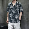 #B378-1926#日系印花短袖恤衫 Size:M