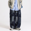 #A057-K205# Trendy casual denim trousers