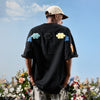 #NT-NU333#WAIKO Trendy Dopamine Puzzle Embroidered T-Shirt