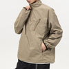 #A125-N692# Japanese retro outdoor stand collar jacket