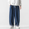 #A221A-H804# Japanese large size workwear straight wide leg casual pants