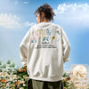 #NT-EK120# Trendy American Graffiti round-neck hoodie