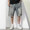 #XP-2401# Denim Shorts Size:4XL