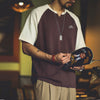 #BN-BNT8211-ST# American-style shoulder sleeve T-shirt