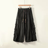 #A005-K281# Japanese-style oversized loose nine-inch pants