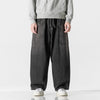 #A221A-H809# Japanese large size workwear straight wide leg casual pants