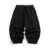 #M-K223#日系潮品棉麻八分褲