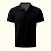 #ZT218#WAIKO American Plus Size Ice Silk Mesh Polo Shirt